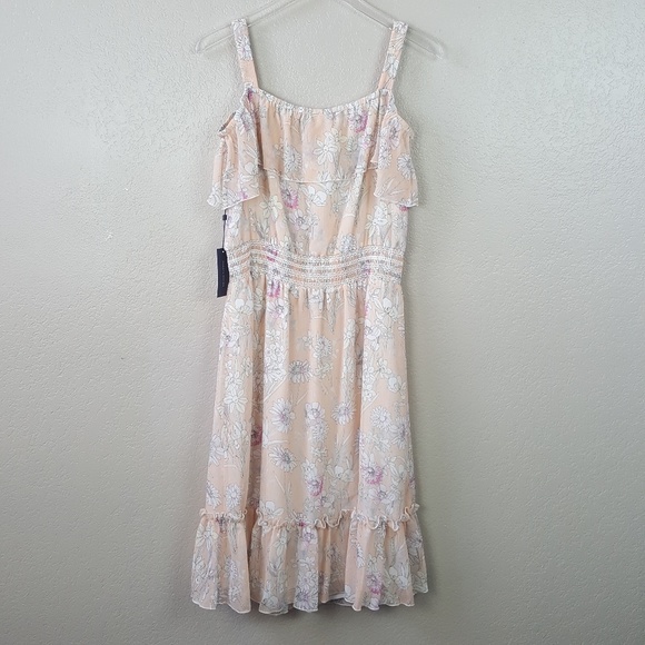 Tommy Hilfiger Cold Shoulder Floral Boho Dress 14 - Picture 3 of 8